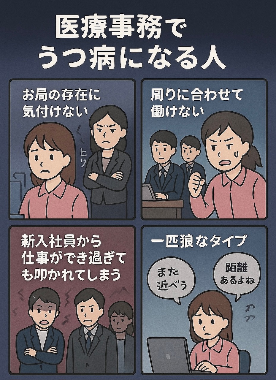 うつ病になる程なぜ医療事務は「きつい」と感じるのか