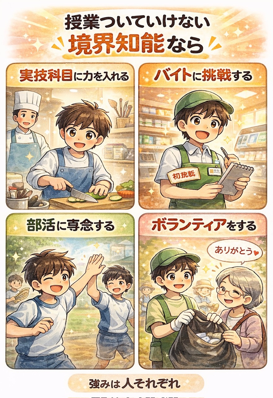 授業ついていけない境界知能