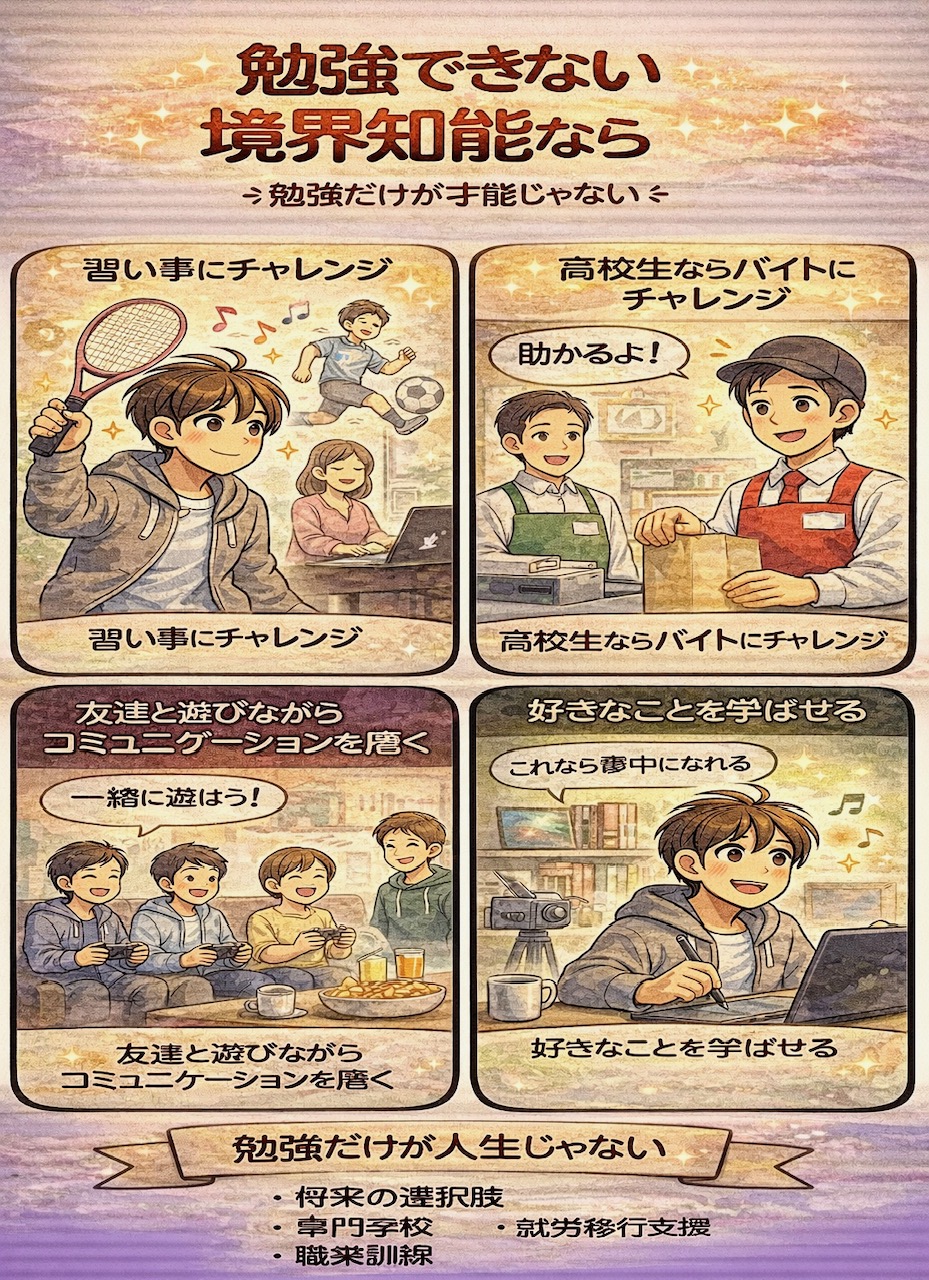 勉強できない境界知能なら