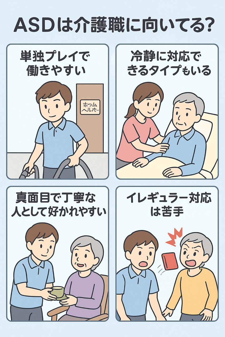 ADHDが向いてない介護職の現場