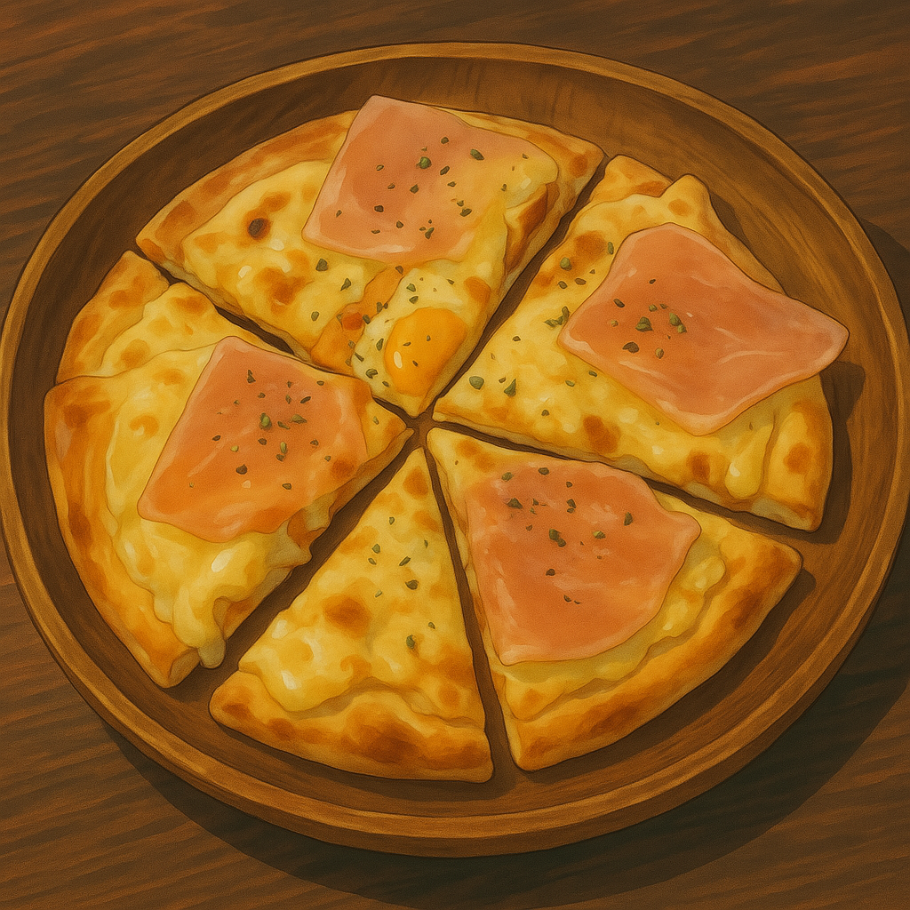 生ハムピザ