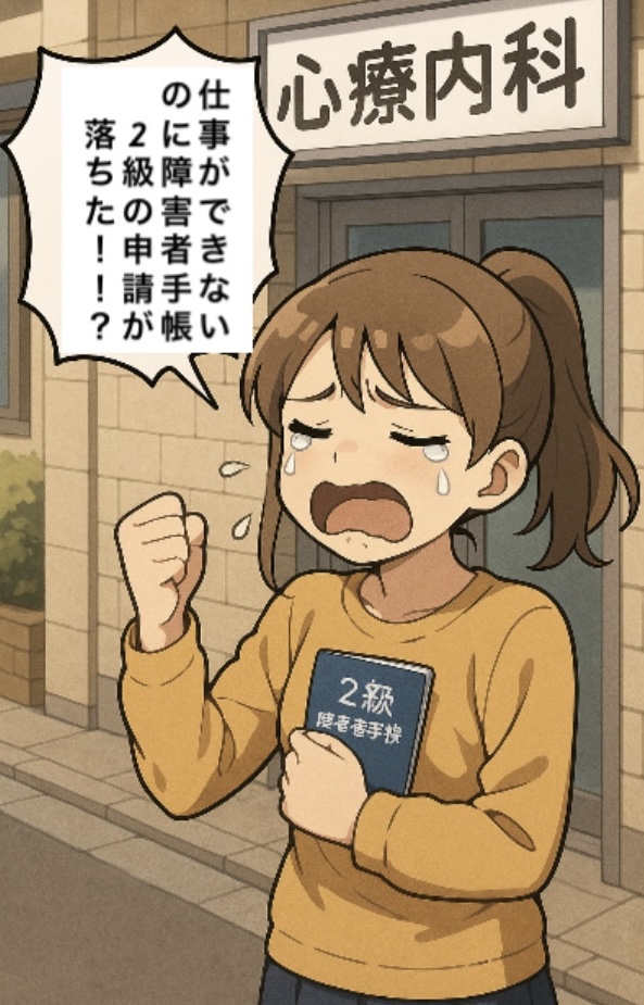 精神障害者手帳２級が落ちた