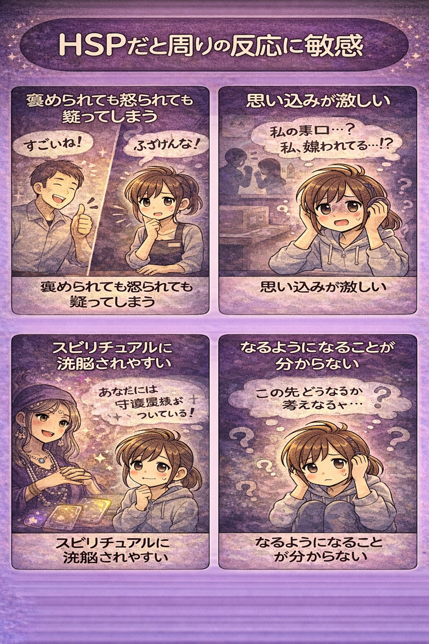 HSPだと周りの反応に敏感