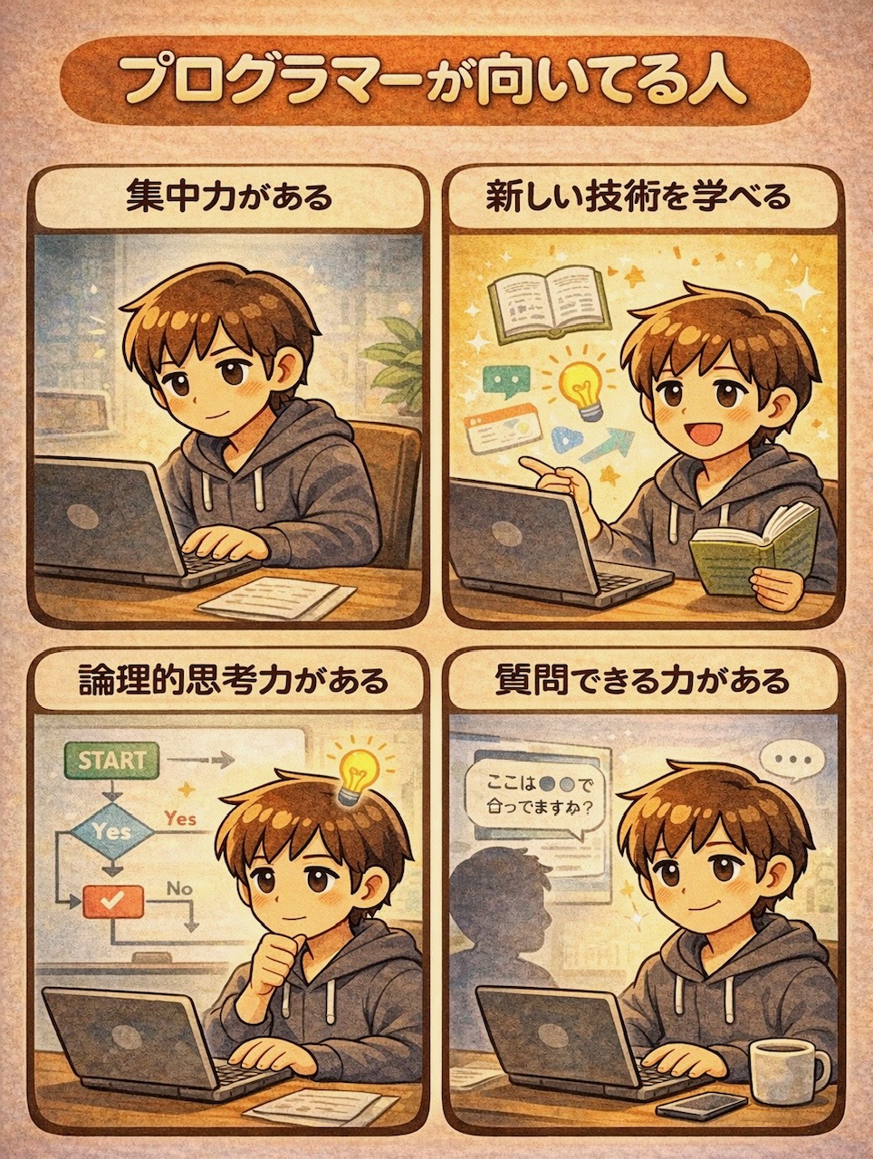 プログラマーが向いてる人 