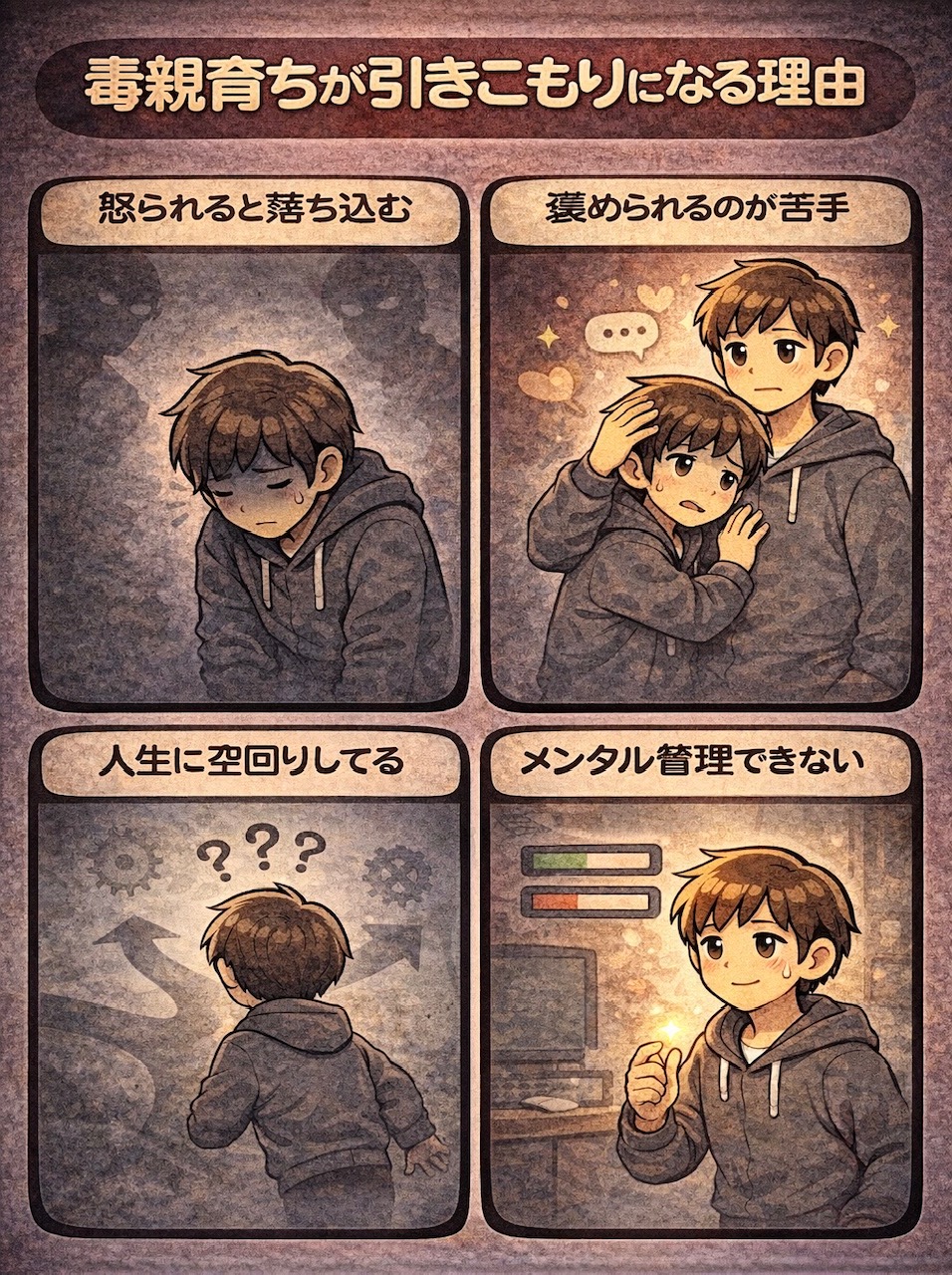 アダルトチルドレンだと引きこもりになる理由