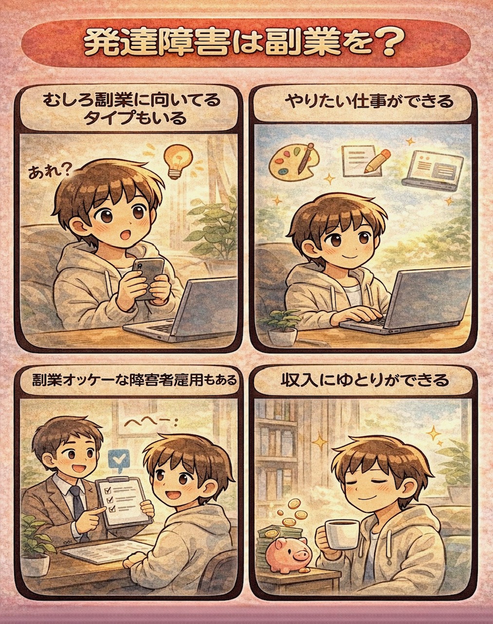 発達障害と副業