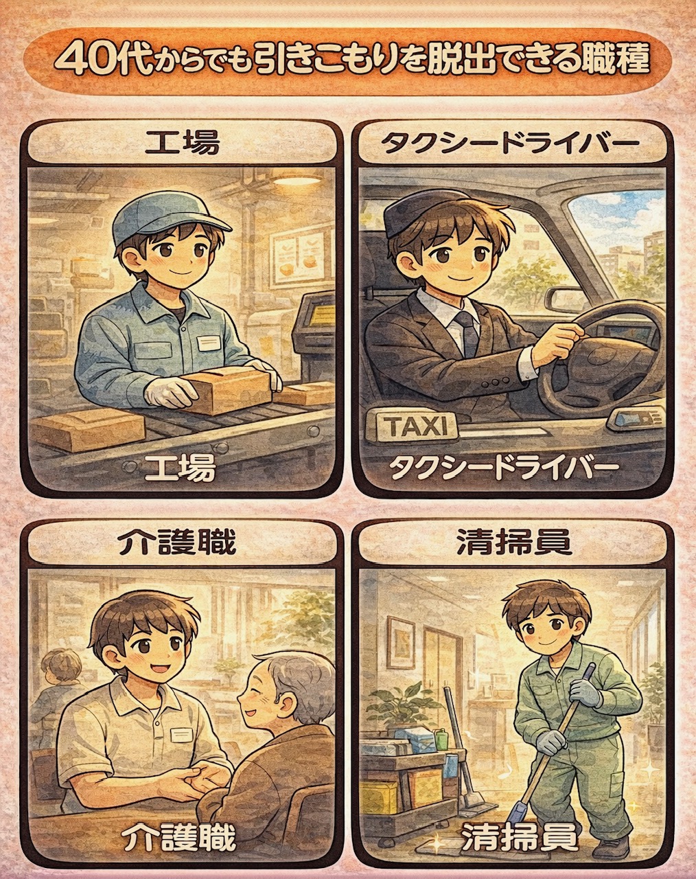 社会復帰できない引きこもりの人が就職するためには