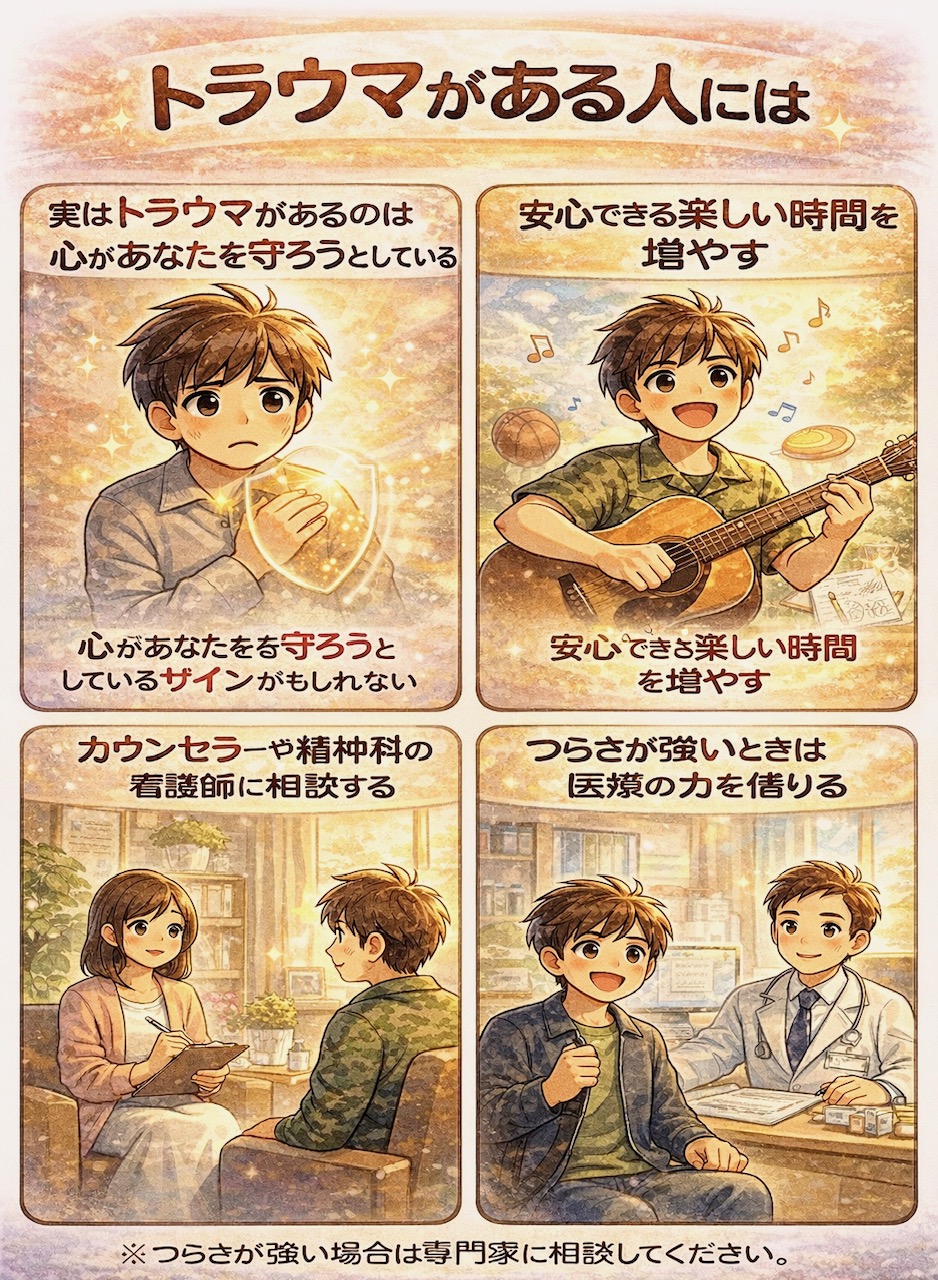 トラウマがある人