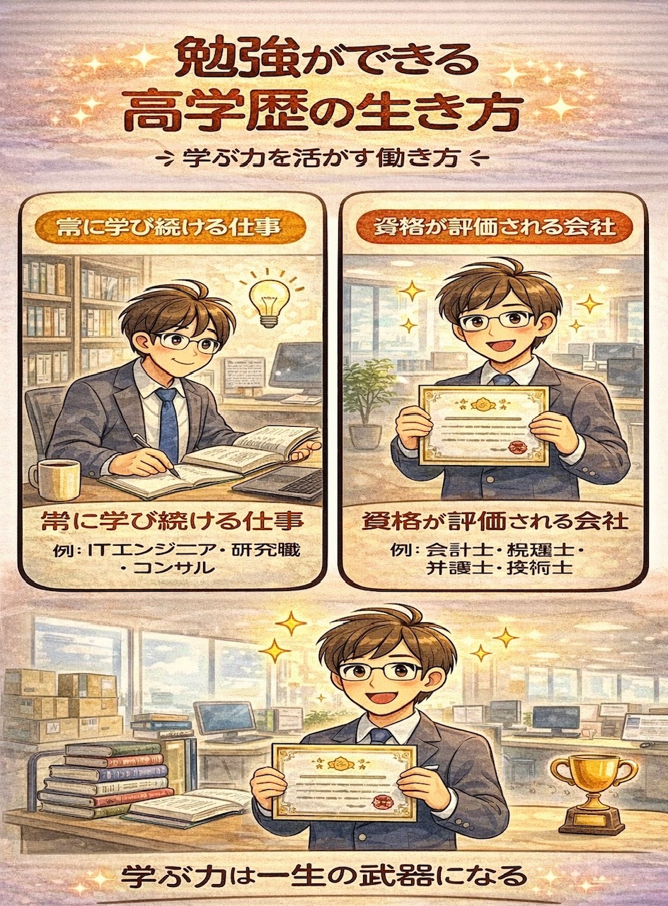 勉強ができる高学歴の生き方