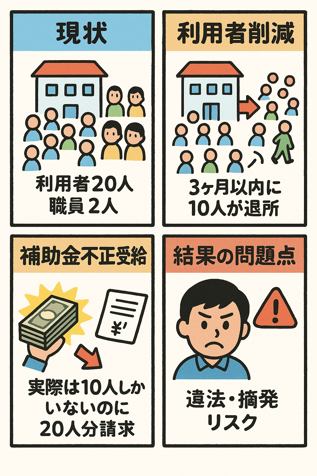 利用者を増やすのでなく減らすことにより儲かるB型事業所の闇