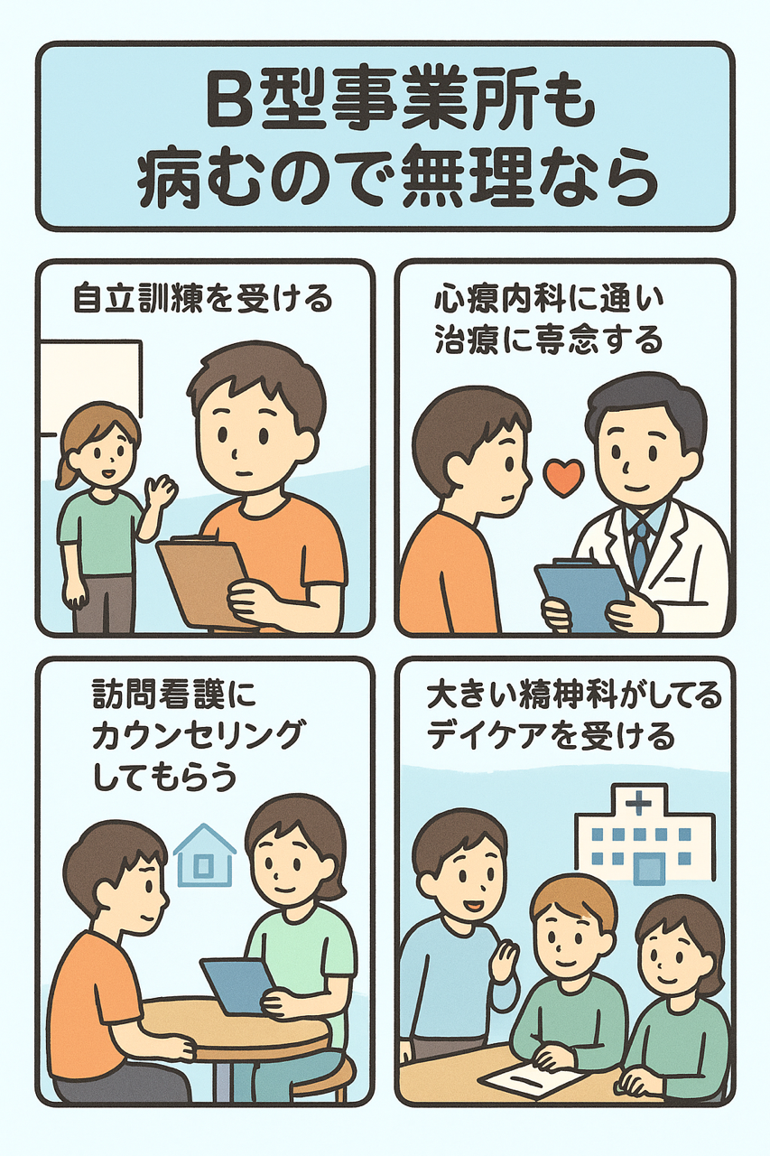 B型作業所でも病むので向いてない人の特徴