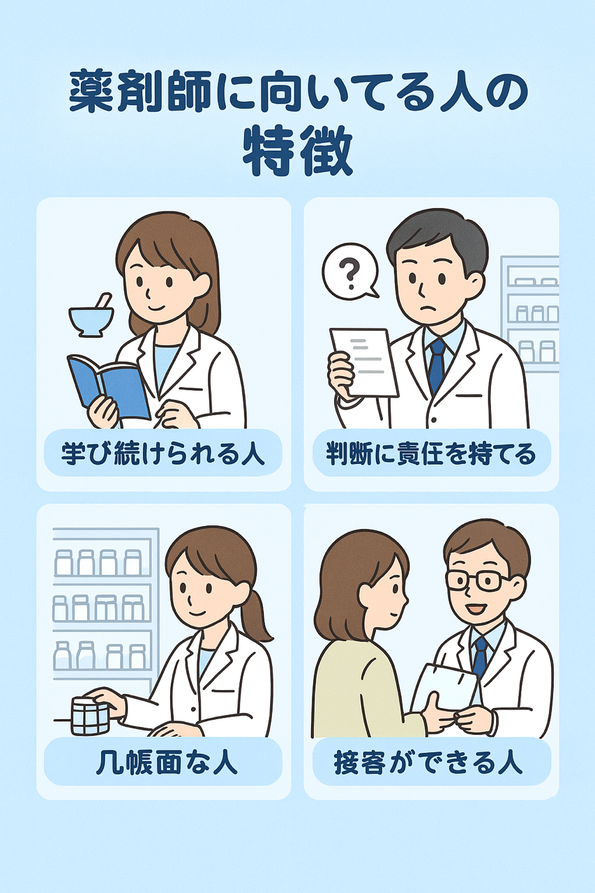 発達障害の薬剤師が感じる「向いてるタイプ」とは