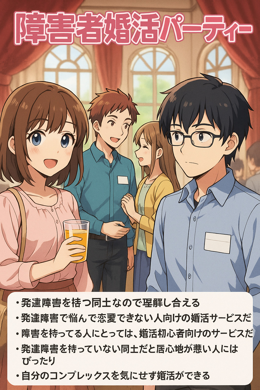 障害者婚活パーティー