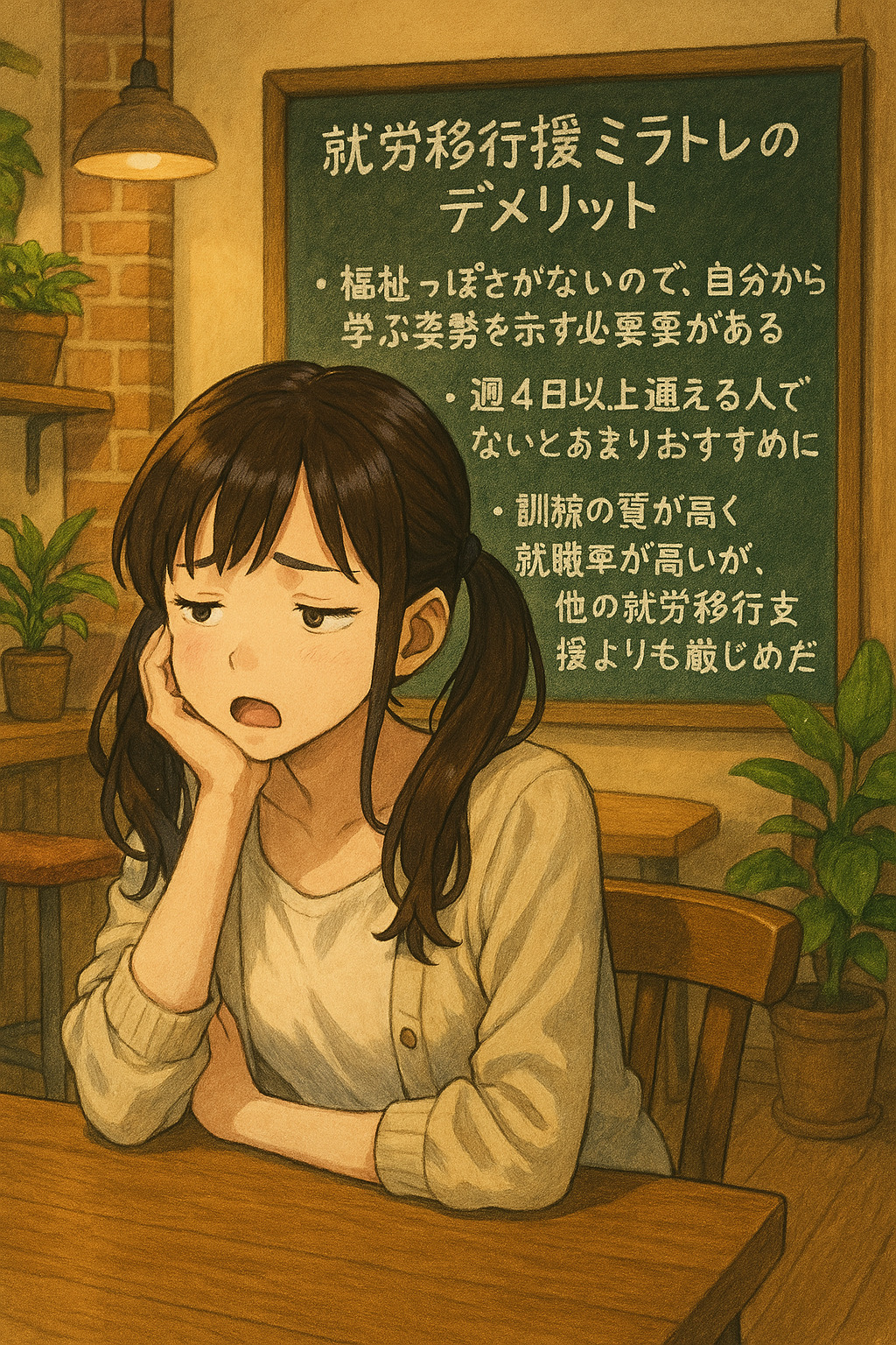 就労移行支援ミラトレのデメリット